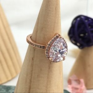 Pandora Jewelry | Pandora Radiant Teardrop Rose Cz Ring New 5 6 7 8